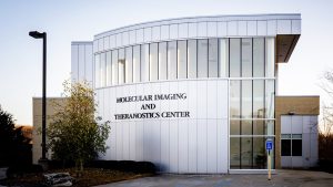 The outside of the Molecular Imaging and Theranostics Center